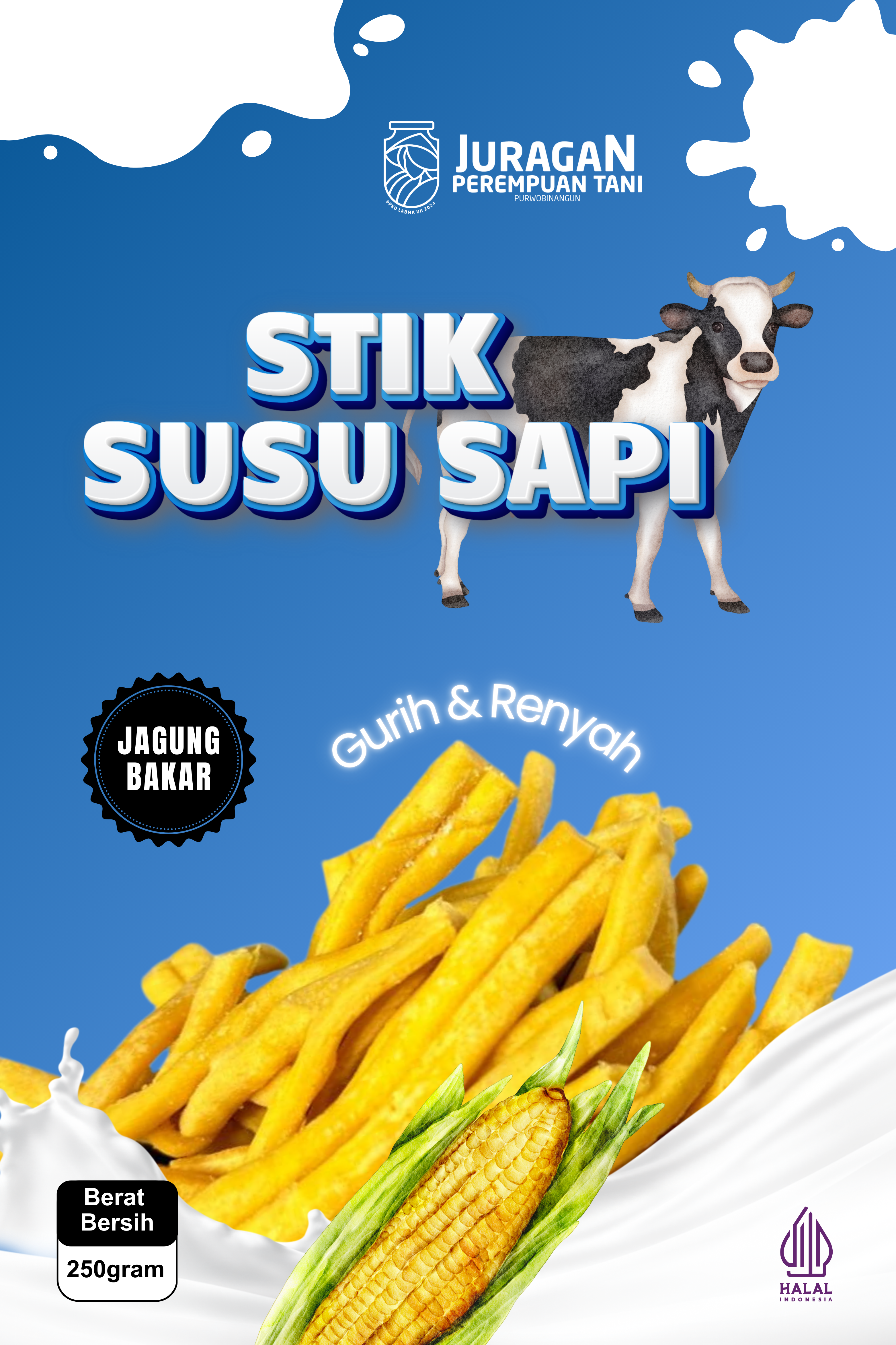 Stik Susu Sapi Jagung Bakar